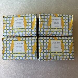 Beekman 1802 LAVENDER  Goat Milk Soap (LOT OF 4) / BRAND NEW